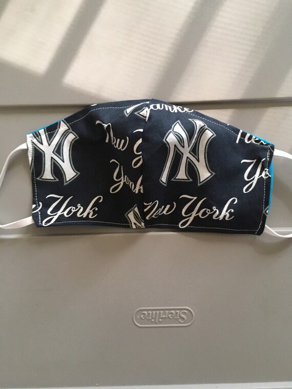 New York Yankee Face Masks Etsy