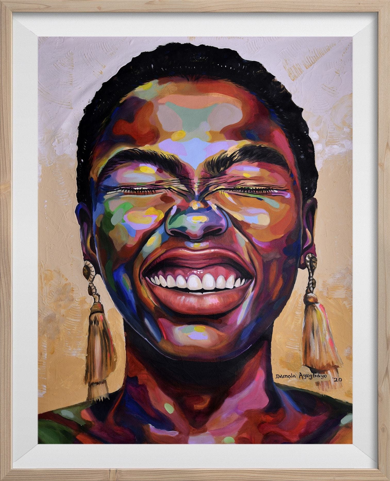 Contemporary Black Art  African and Black Culture Wall Paintings - Ivhu Art