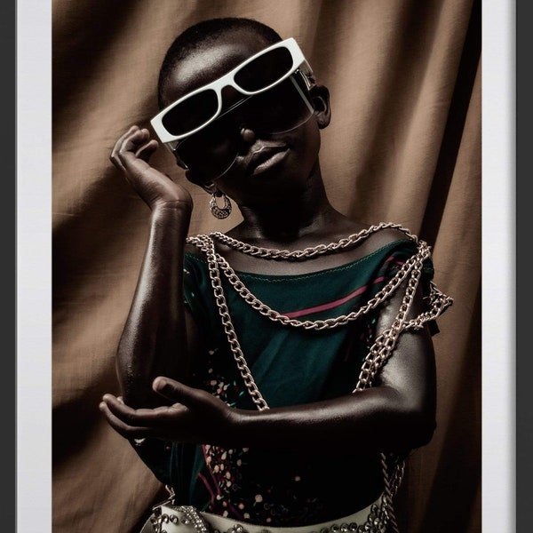 Black Artist Framed Wall Art Etsy