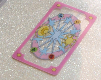 Clear Card Glossy Transparent Sticker