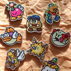 Paper Mario Partner Aufkleber