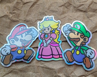 Stickers Autocollants Hublot Luigi – Lot De 8 – Vert – 11/17 Cm