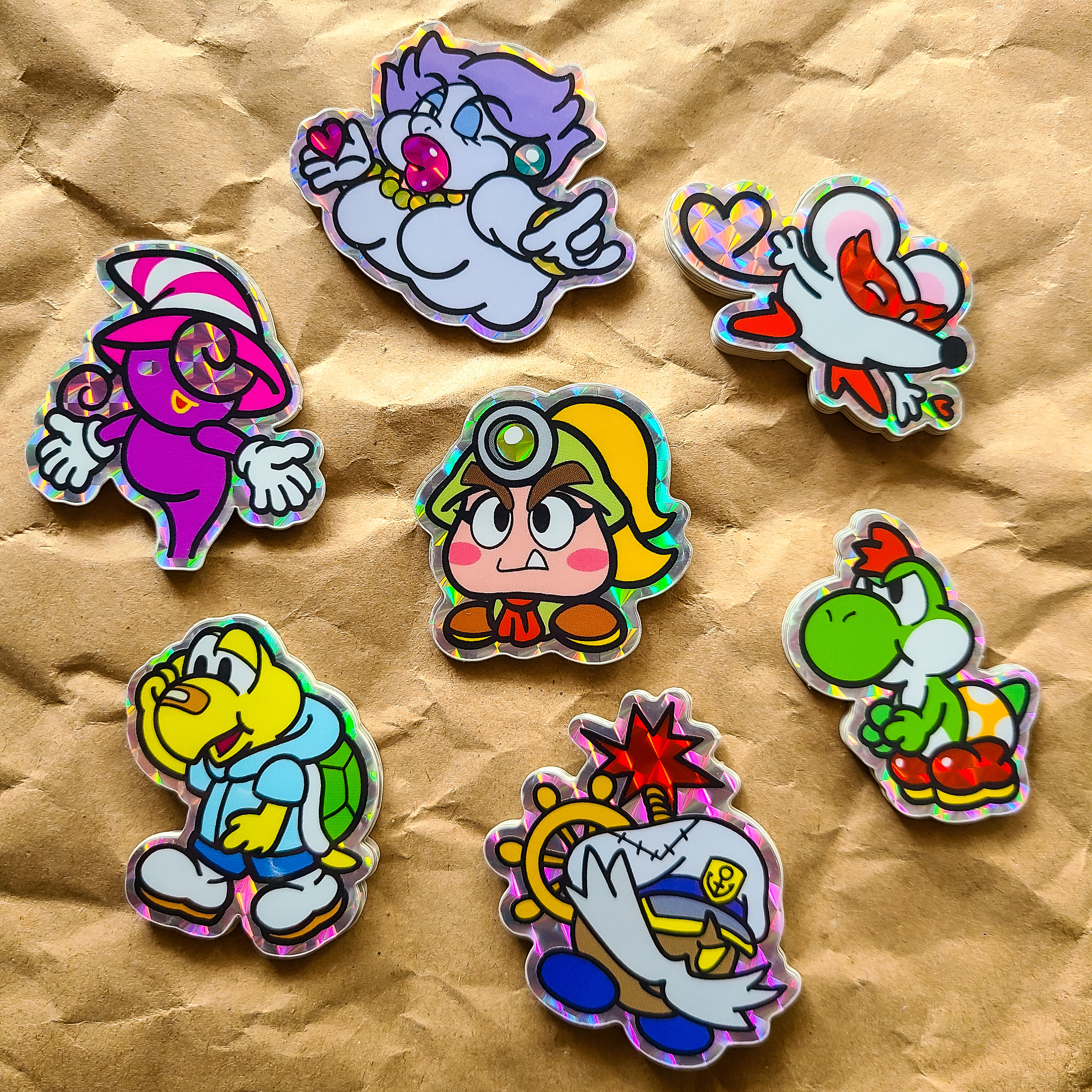 Embroidered TTYD Patch, what next? : r/papermario