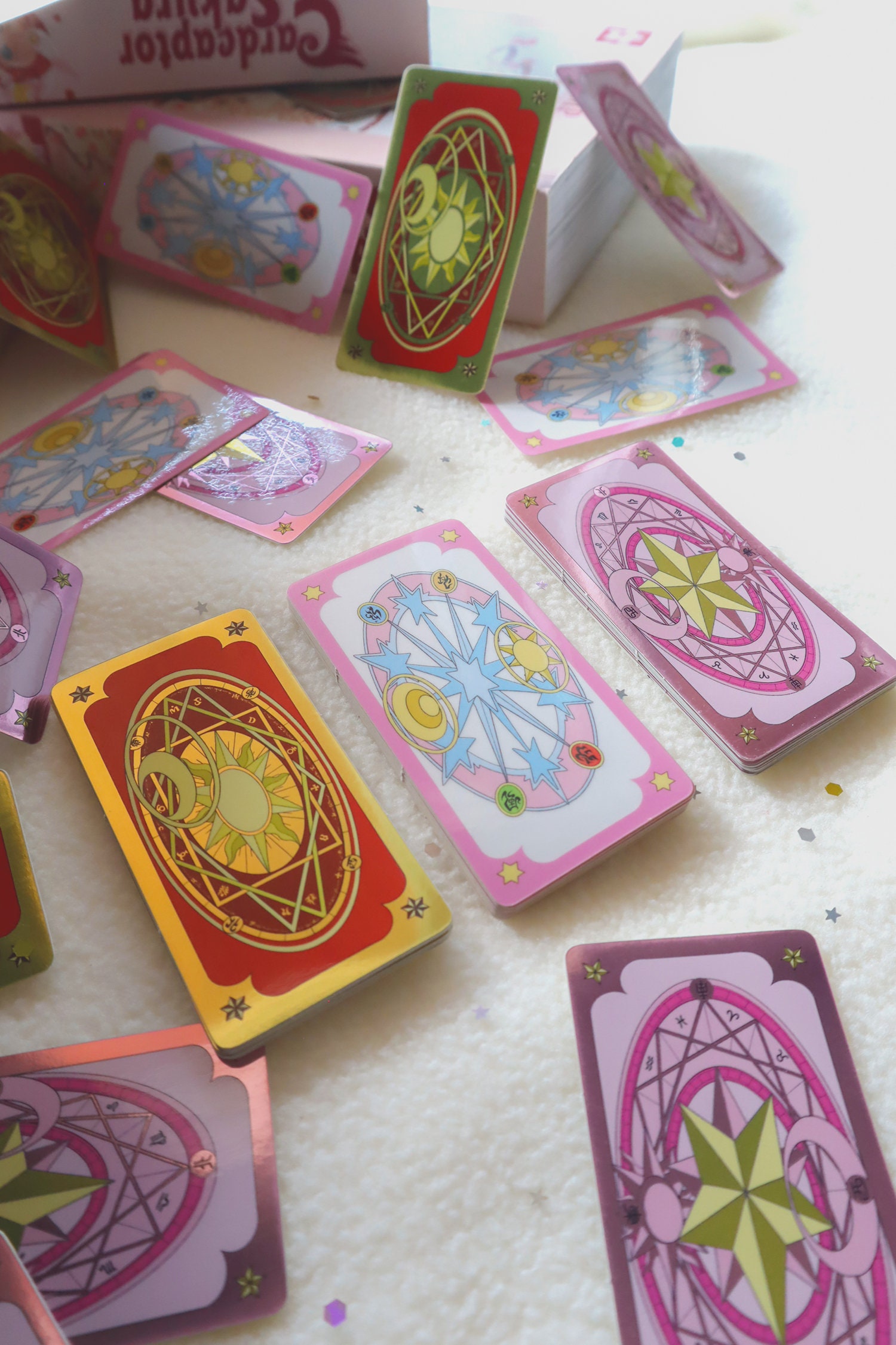 Sakura Card Glossy Metallic Sticker - Etsy