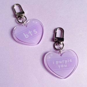 SET BTS / TXT / Enhypen DoubleSided Acrylic Heart