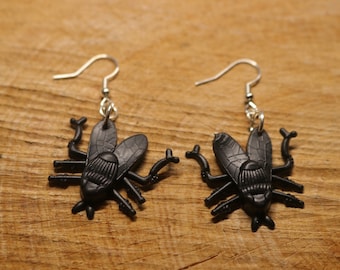 Pendientes Black Fly / SWARM My Chemical Romance Joyería / Regalo / Emo Punk Rock Alternativo / Frank Iero Gerard Way Mikey Ray Toro