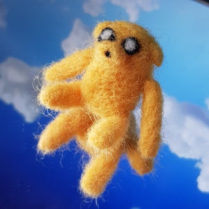 Jake The Dog (Adventure Time) Handmade Needle Felt