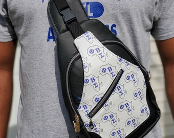 Sling Backpack, Chest Bag, Backpack, Travel Crossbody Bag, Fraternity, Phi Beta Sigma