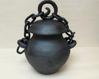 Chained Iron Vase