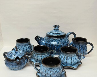 Floating Blue Teaset