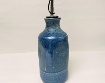 Blue Oil Bottle
