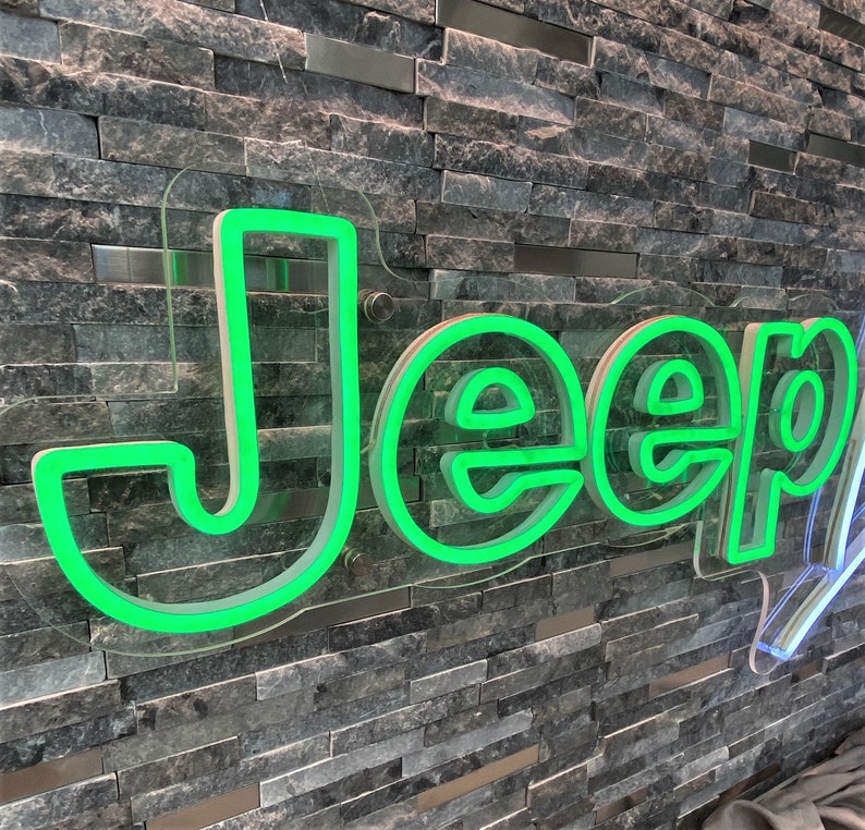 JEEP Life LED Neon Sign 35 x 15 Custom Neon for Etsy