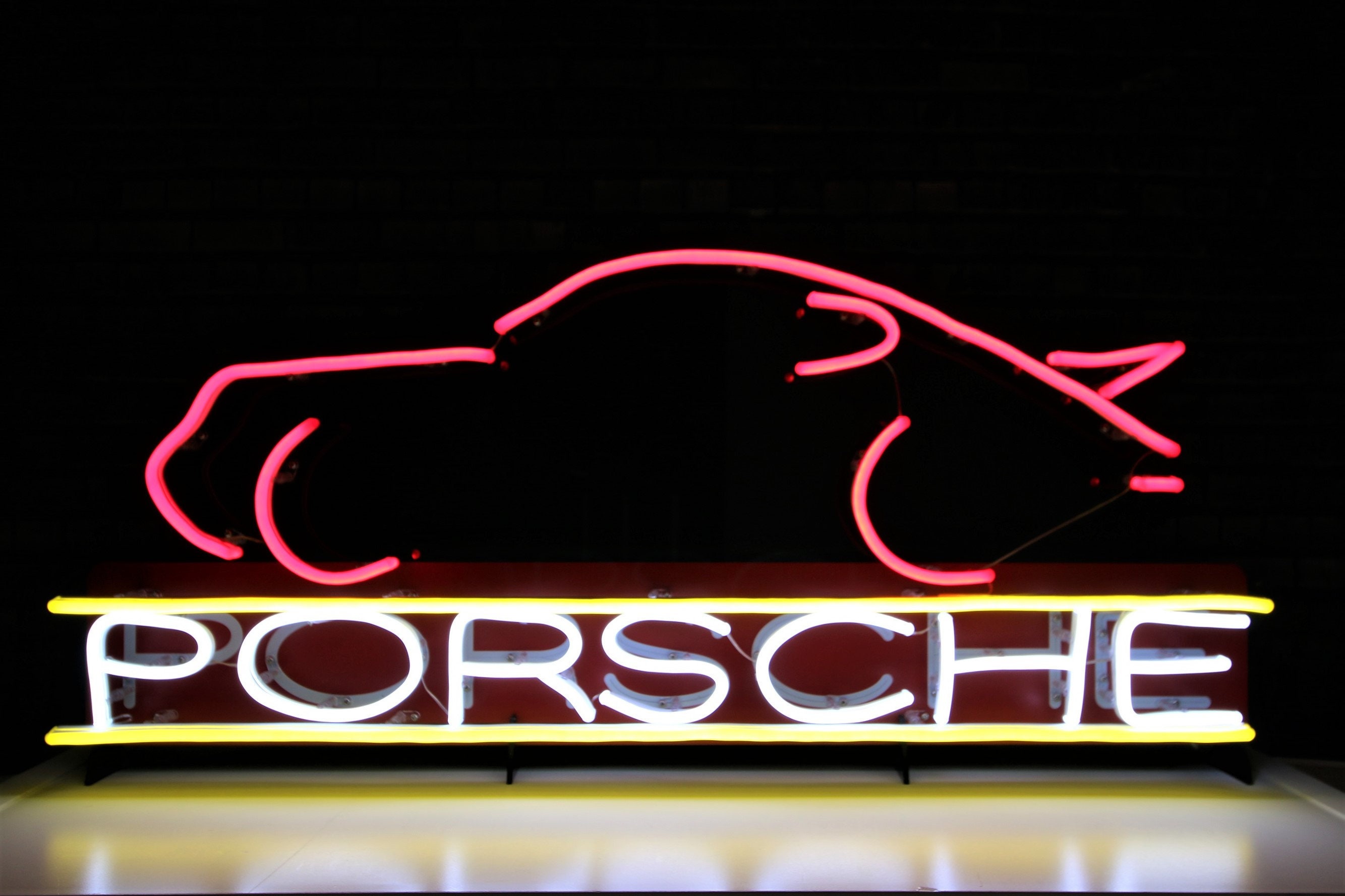Retro Porsche 911 LED Neon Sign 39 x 17 Custom 3D Etsy