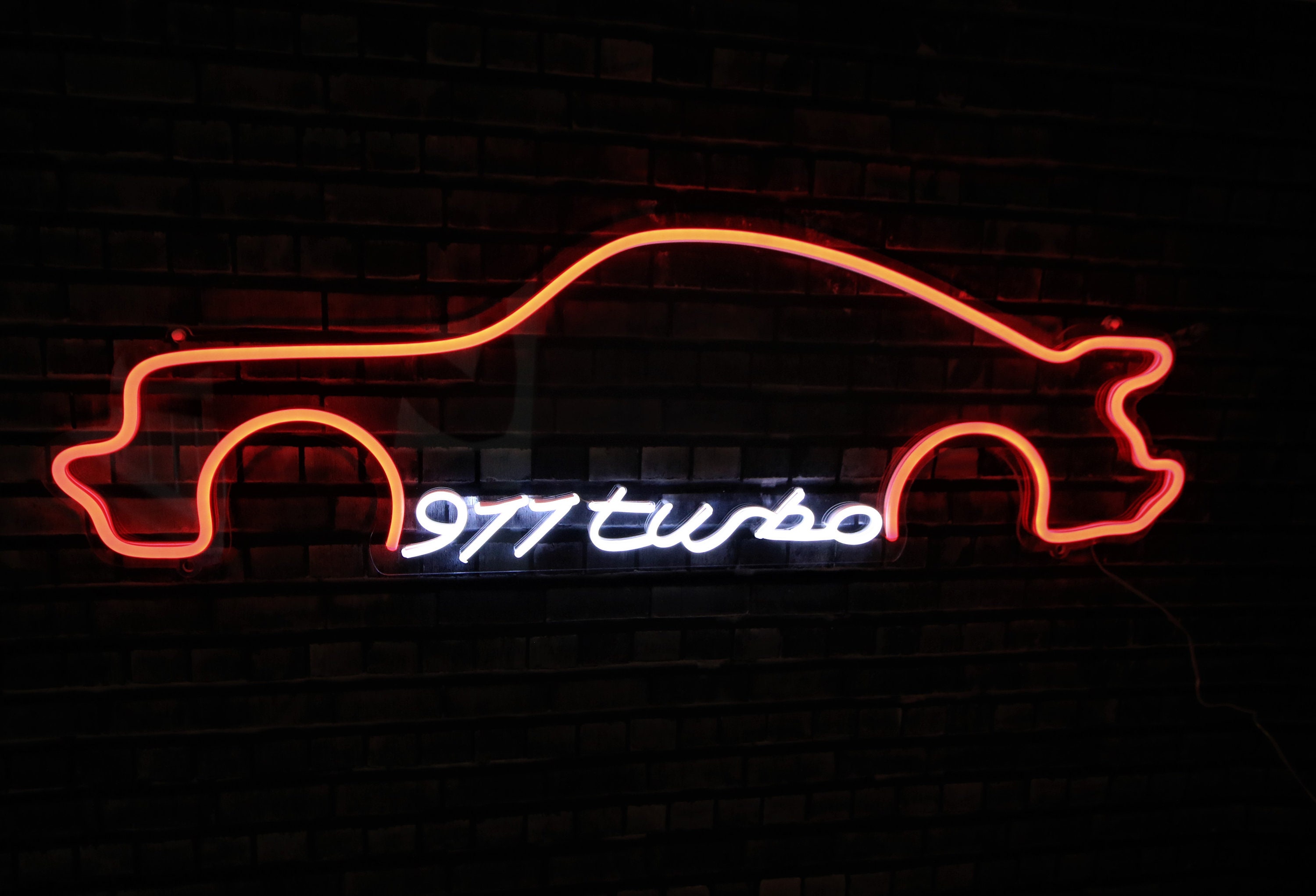In Stock911 Turbo Porsche Neon Sign 39 x 13 Etsy