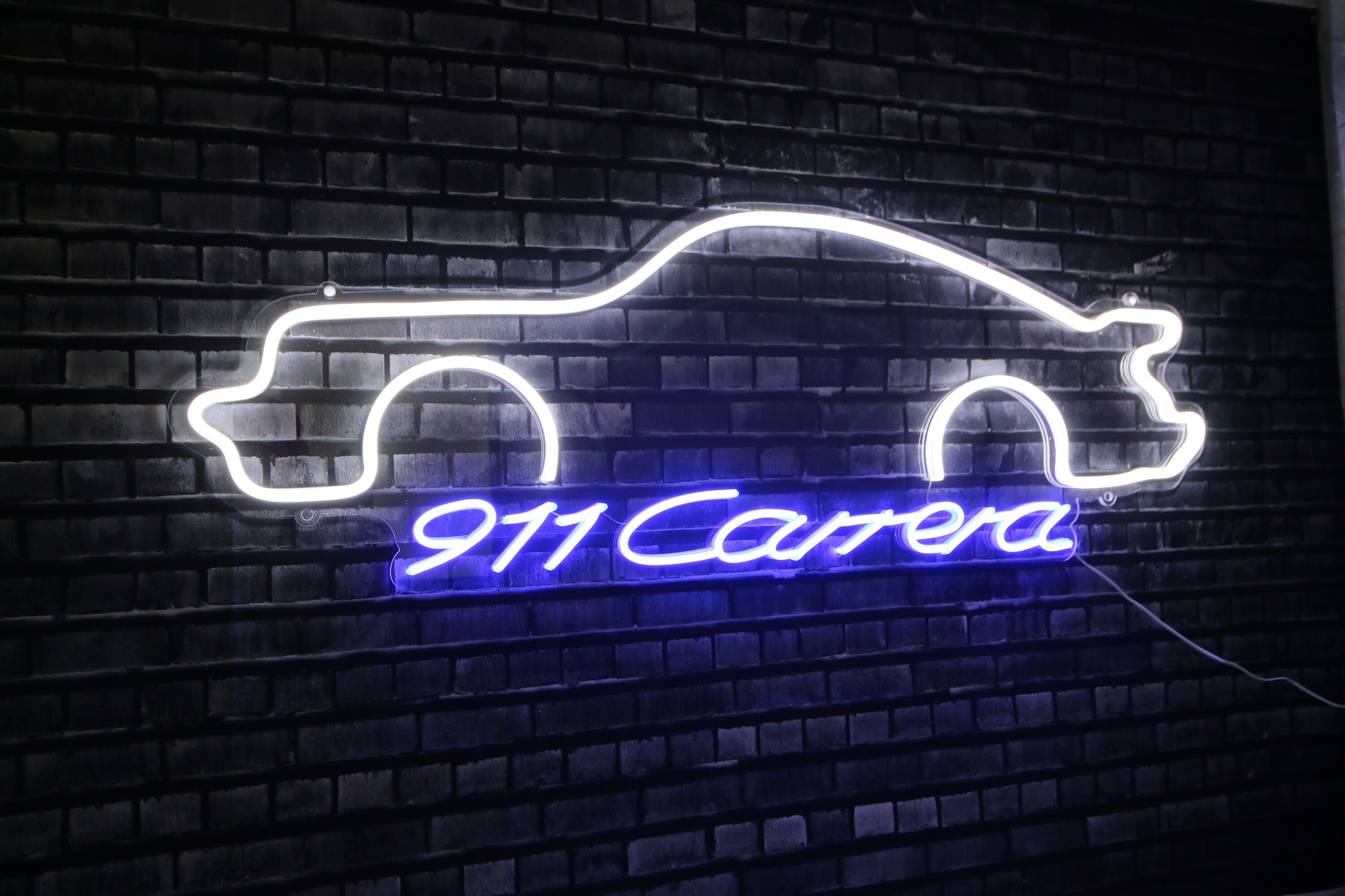 911 Porsche Carrera Neon Sign 39 x 13 Custom Neon Etsy