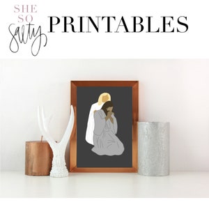 Comforted in Gethsemane printable wall art (5 sizes)