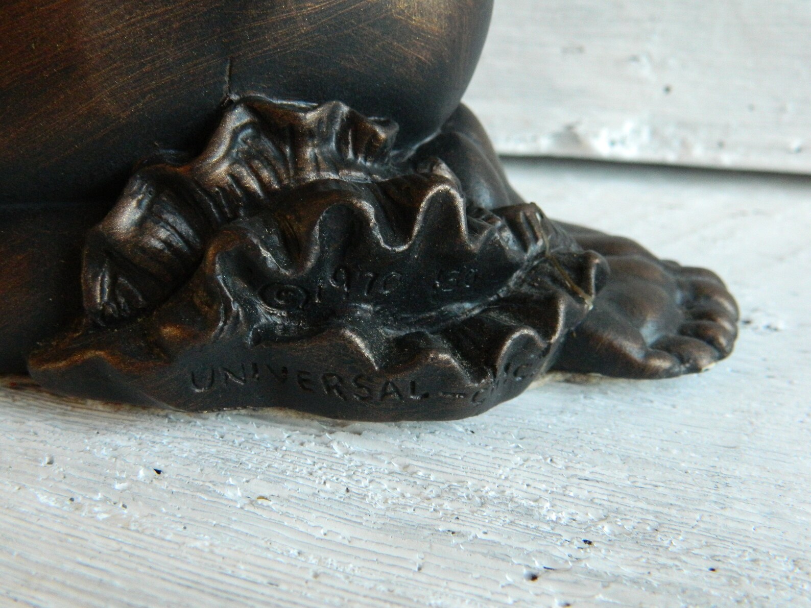 Vintage Black Nude Woman Sculpture Universal Statuary African American Nubian Ebony Naked Female