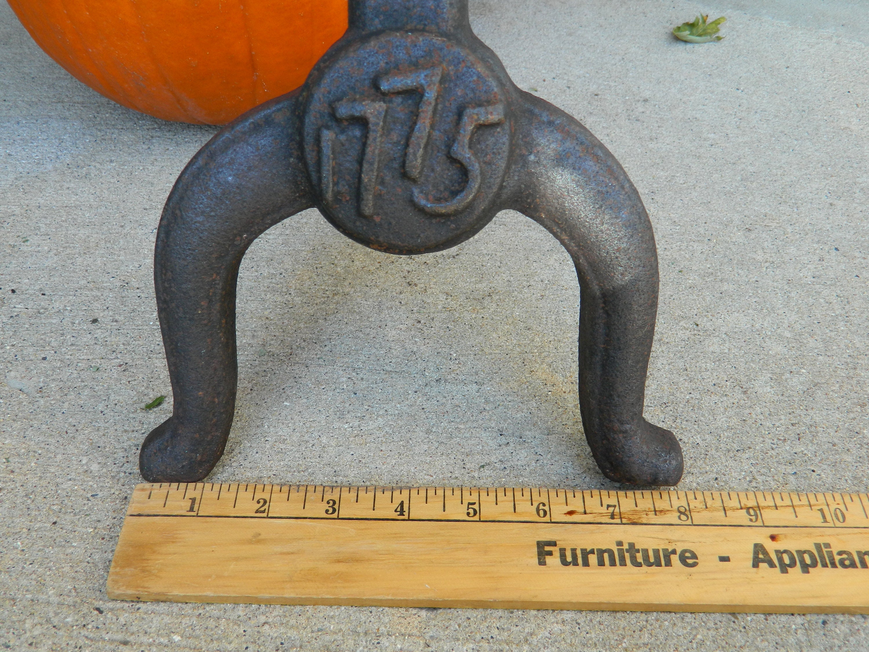 Vintage Andiron Firedog Fireplace Tool Log Holder Accessory Etsy