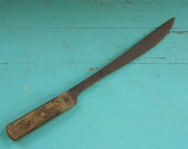 Vintage large rusty knife old fixed blade shiv shank pocket dagger butcher machete farm survival hunting fishing hand tool knives Case Bowie