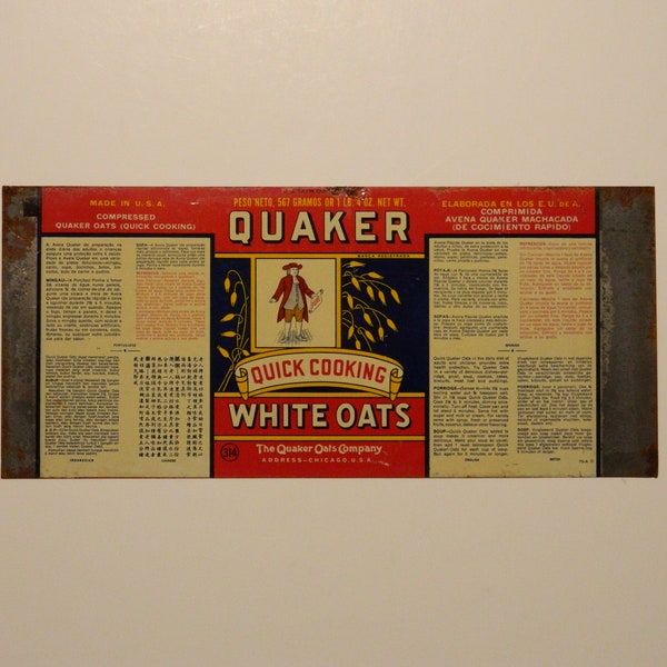 Quaker Oats - Etsy