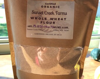 Organic wheat flour