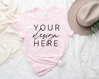 Download Pink T Shirt Mockup Etsy
