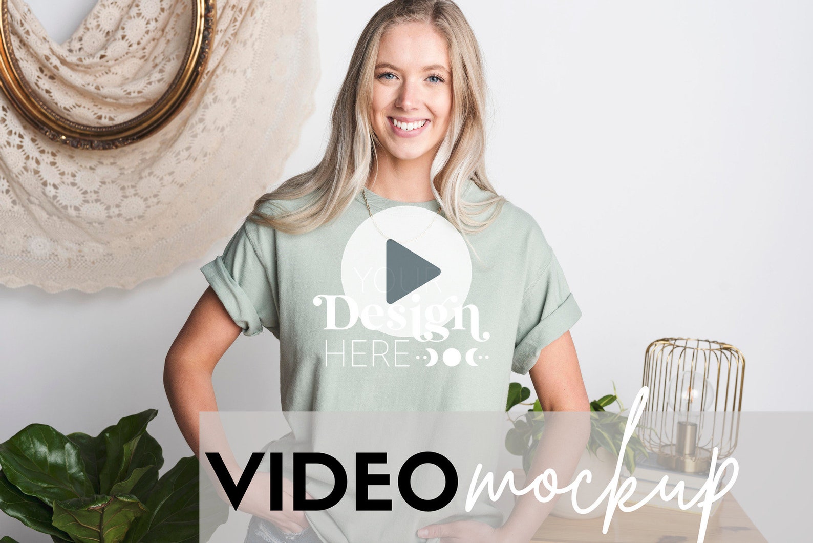 Comfort Colors Bay Mockup Model Mockup Video Comfort - Etsy