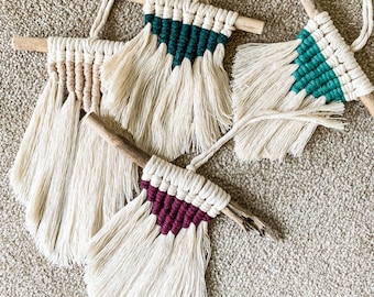 Mini Macrame Hangings
