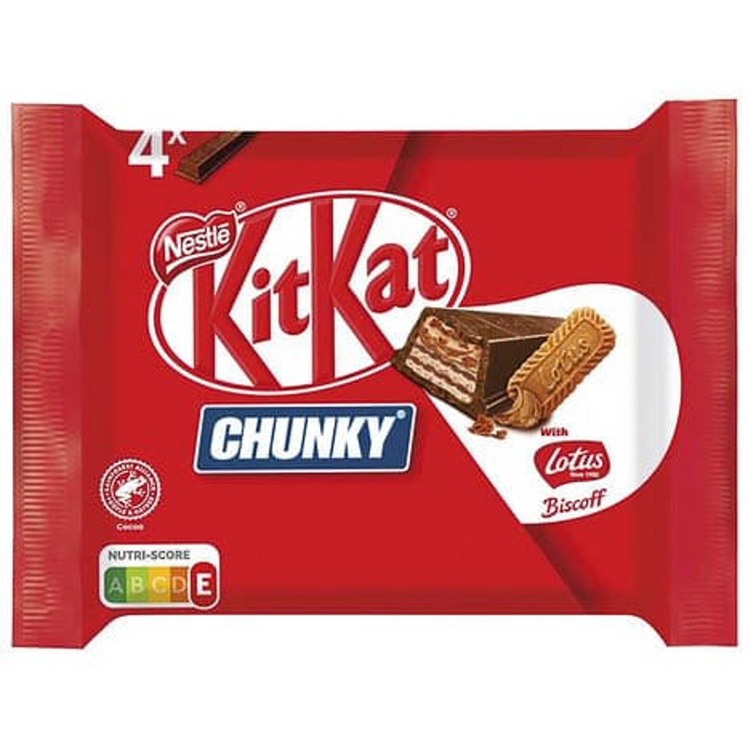 Kitkat Chunky With Lotus Biscoff 4x42g Etsy UK