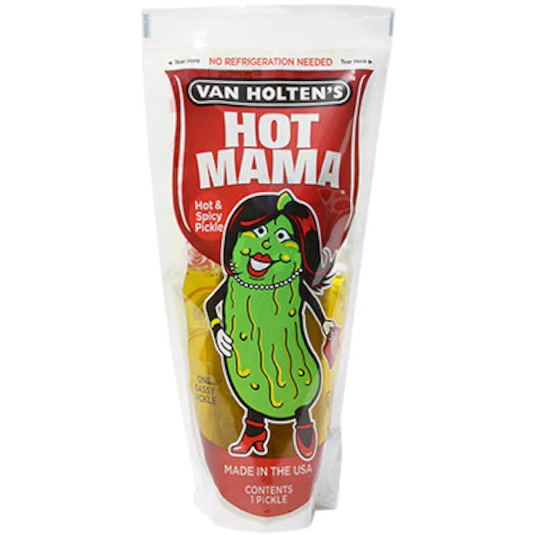 Van Holten&amp;#39;s King Size Hot Mama Dill Pickle 320g - Etsy Canada