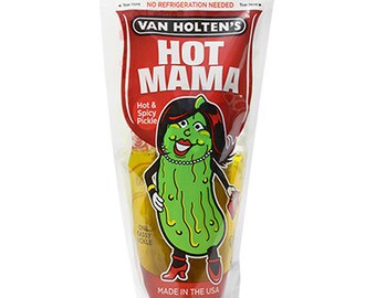 Van Holten's King Size Hot Mama Dill Pickle 320g