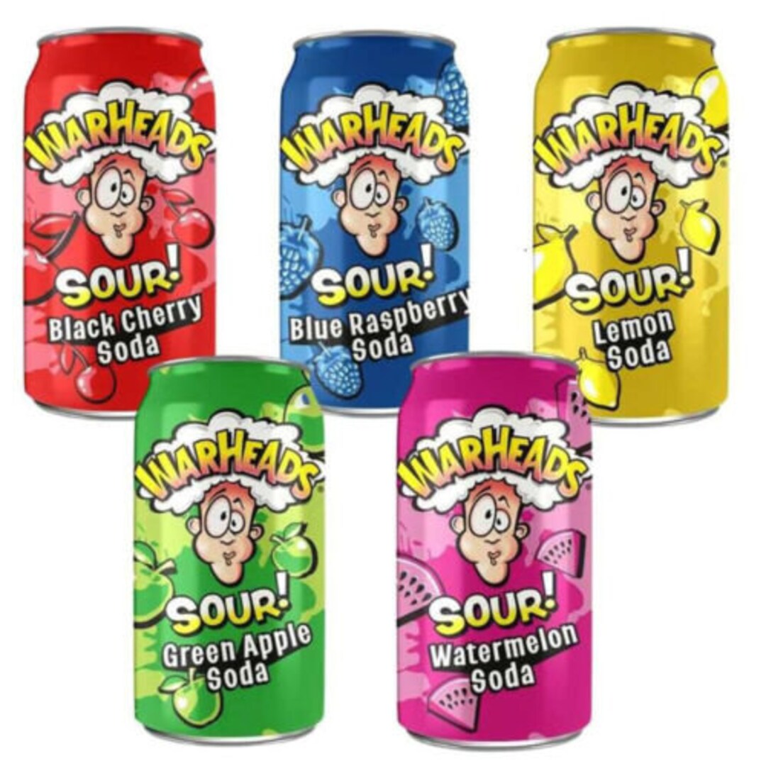 Warheads Sour Soda 355ml Etsy UK