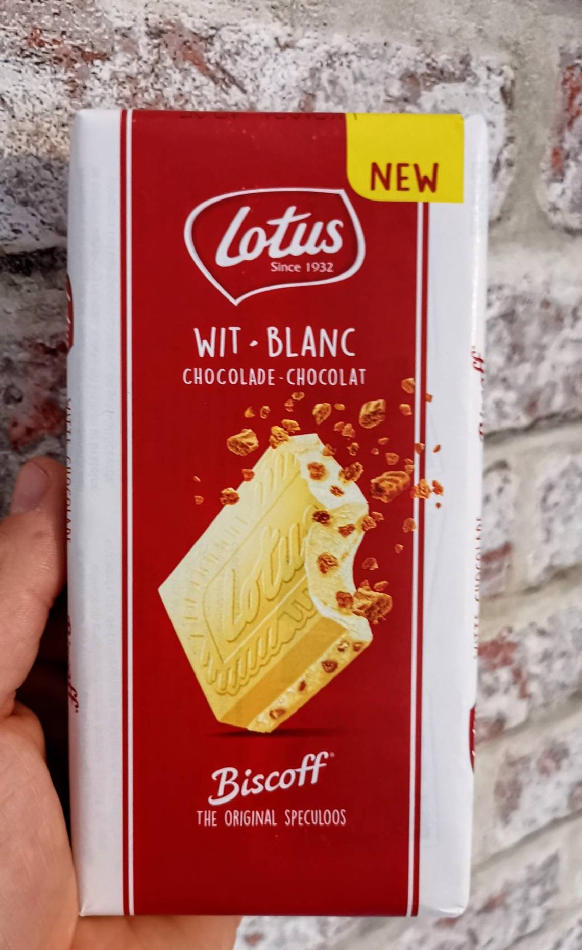Lotus Biscoff Speculoos Biscoff White Chocolate Bar Etsy