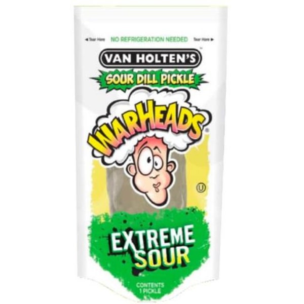 Van Holten's X Warheads Extreme Sour Jumbo Dill Pickle