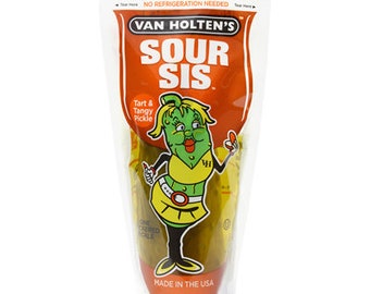 Van Holten's King Size Sour Sis Dill Pickle 320g