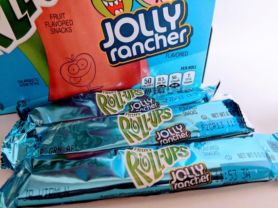 Jolly Rancher Fruit Roll Ups Watermelon & Green Apple Flavour 