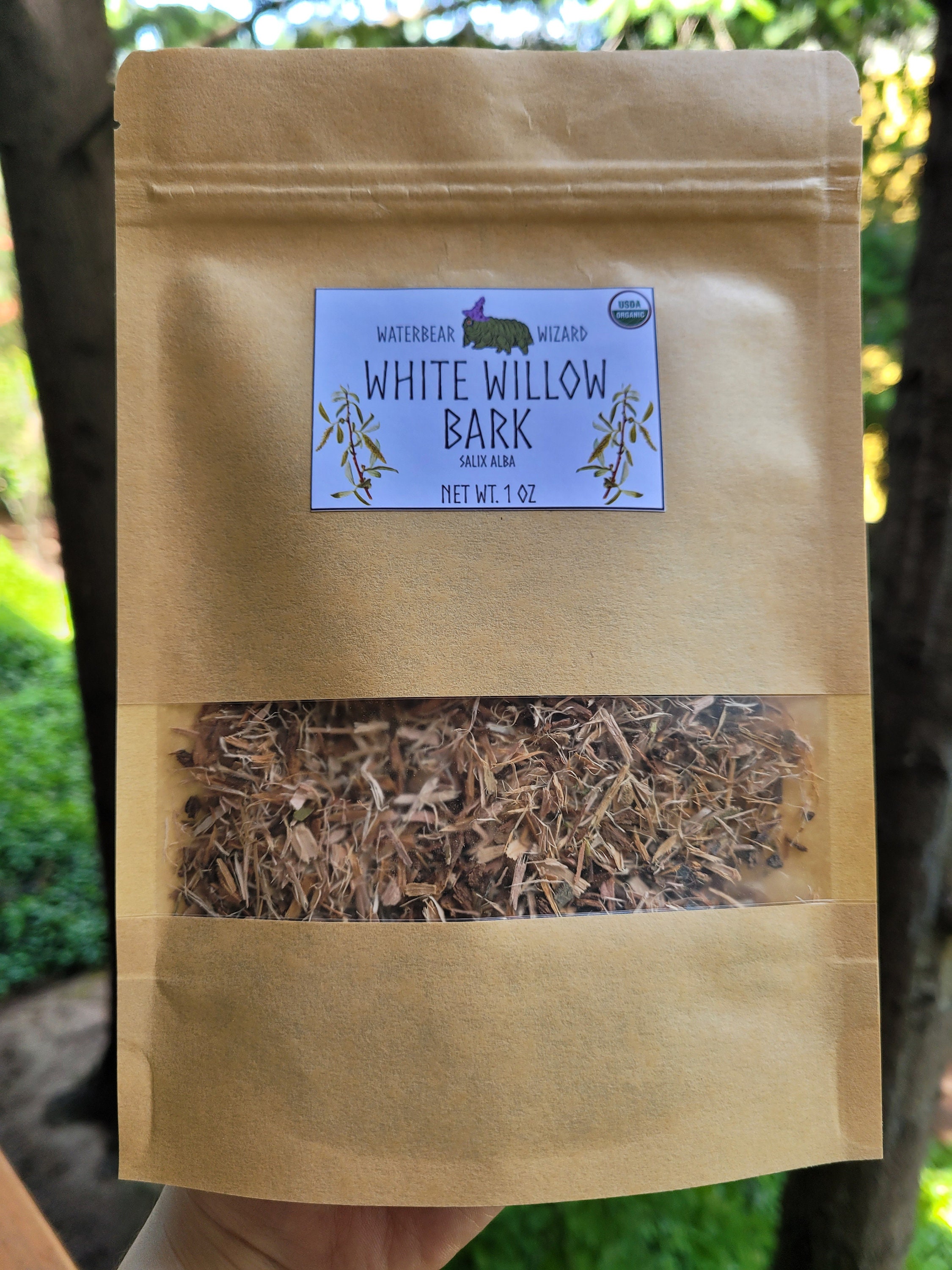 Organic White Willow Bark - 1oz