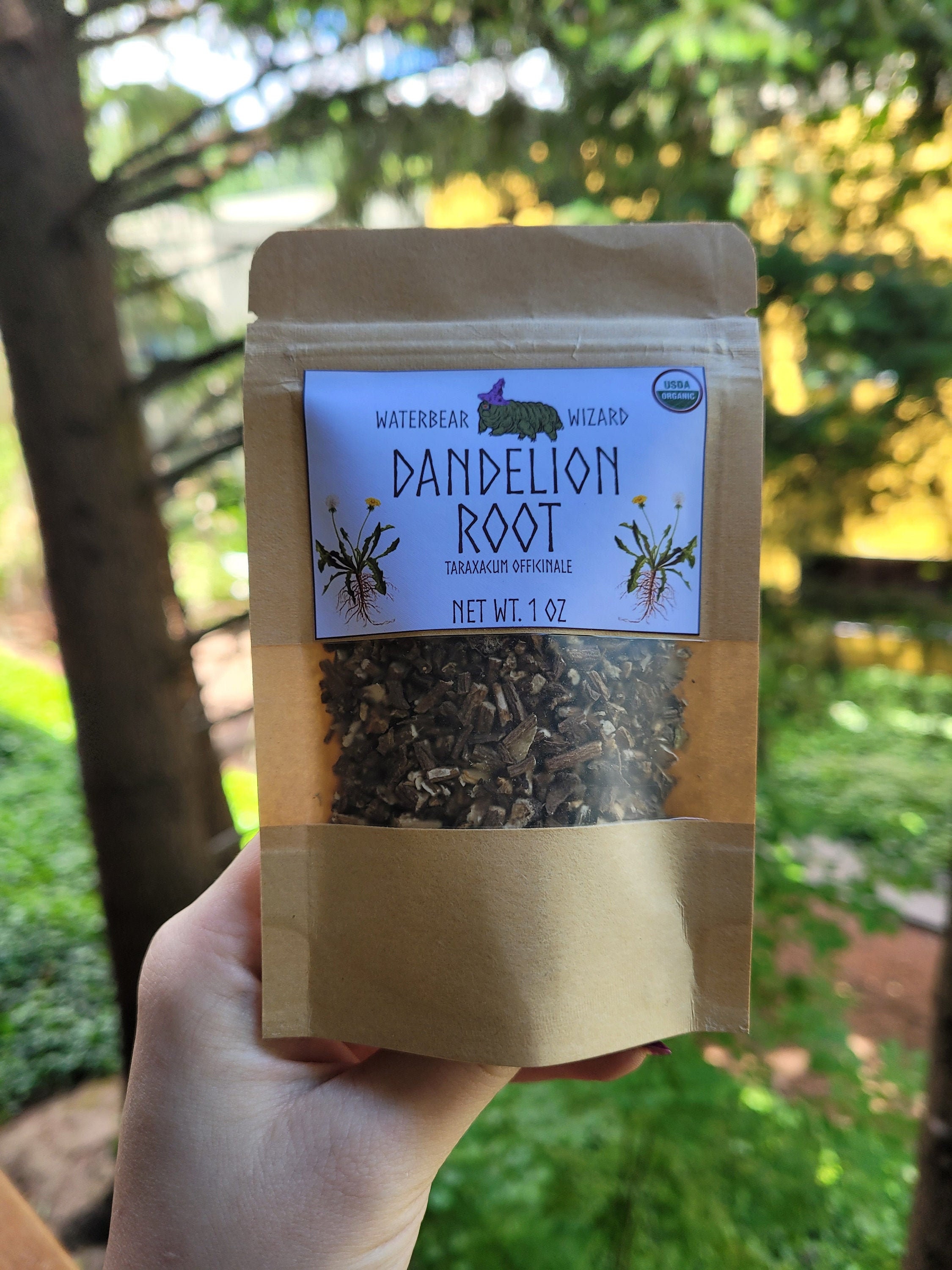 Organic Dandelion Root Raw - 1oz