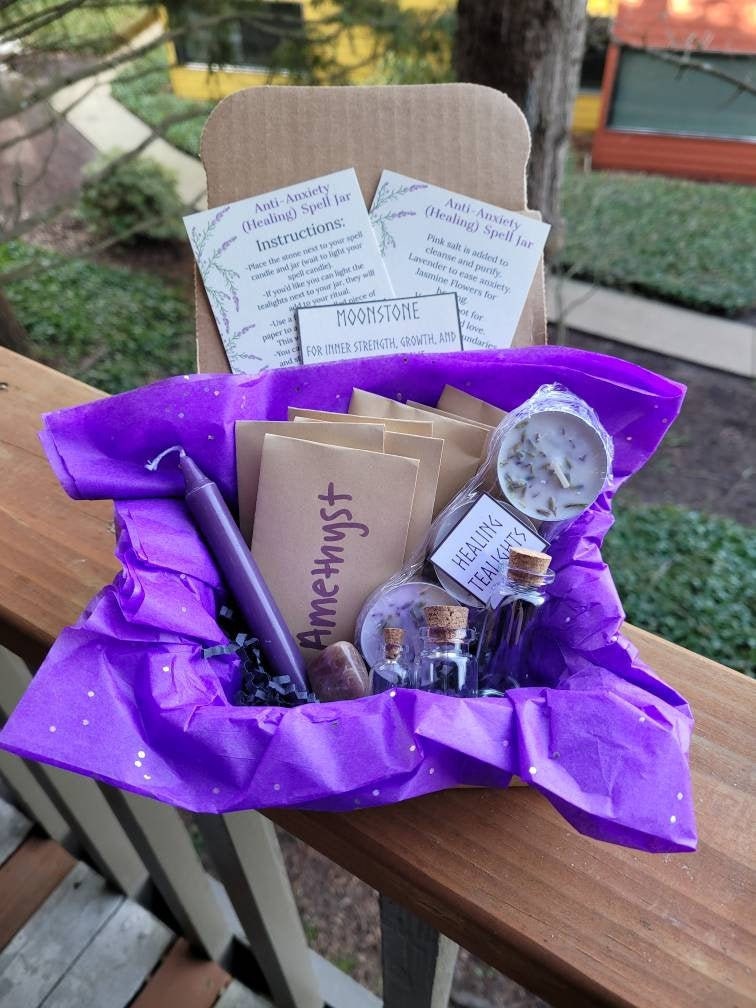 Anti-Anxiety (Healing) Spell Jar Kit - *Free Shipping*