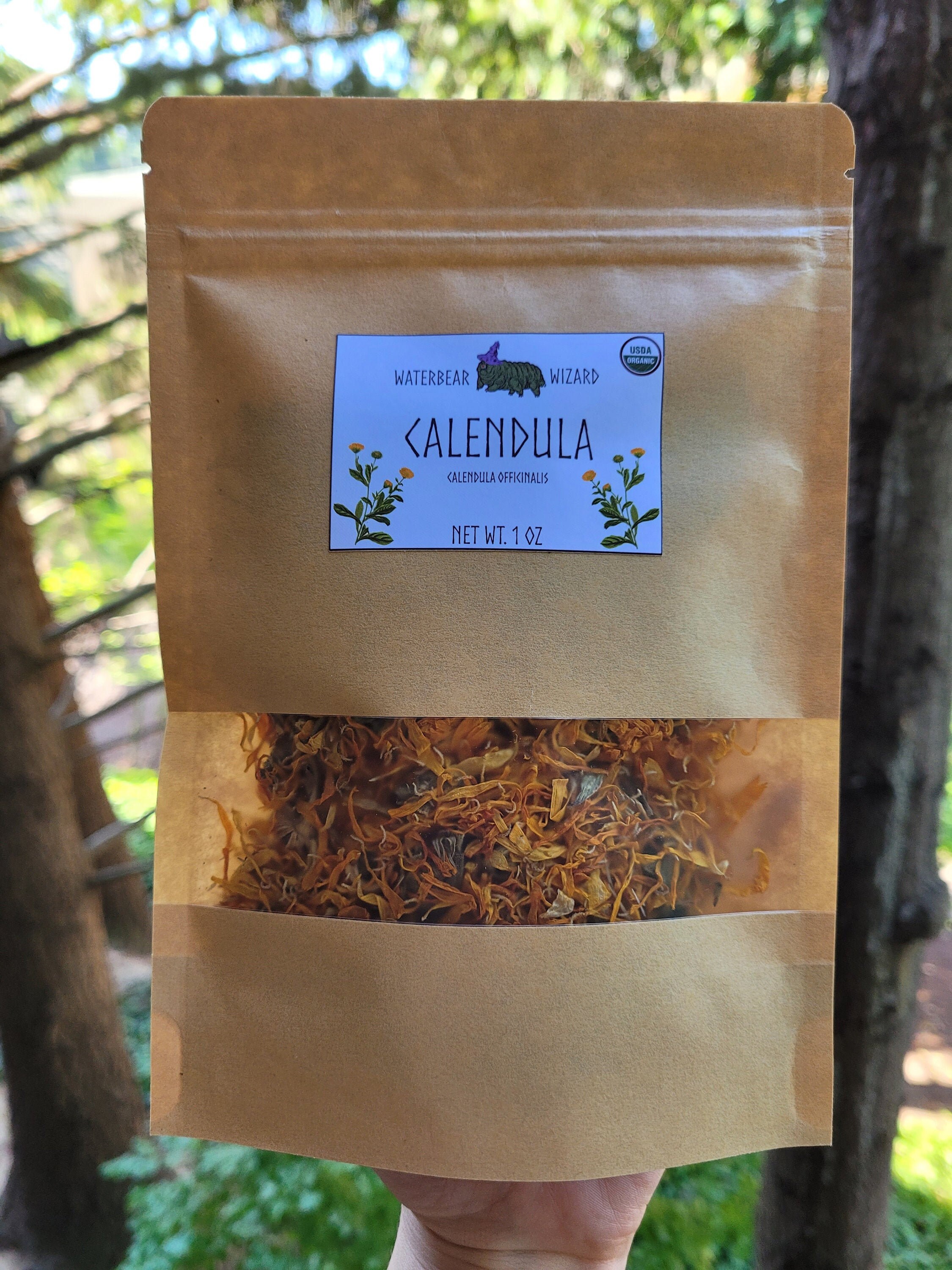 Organic Calendula Flowers Whole - 1oz