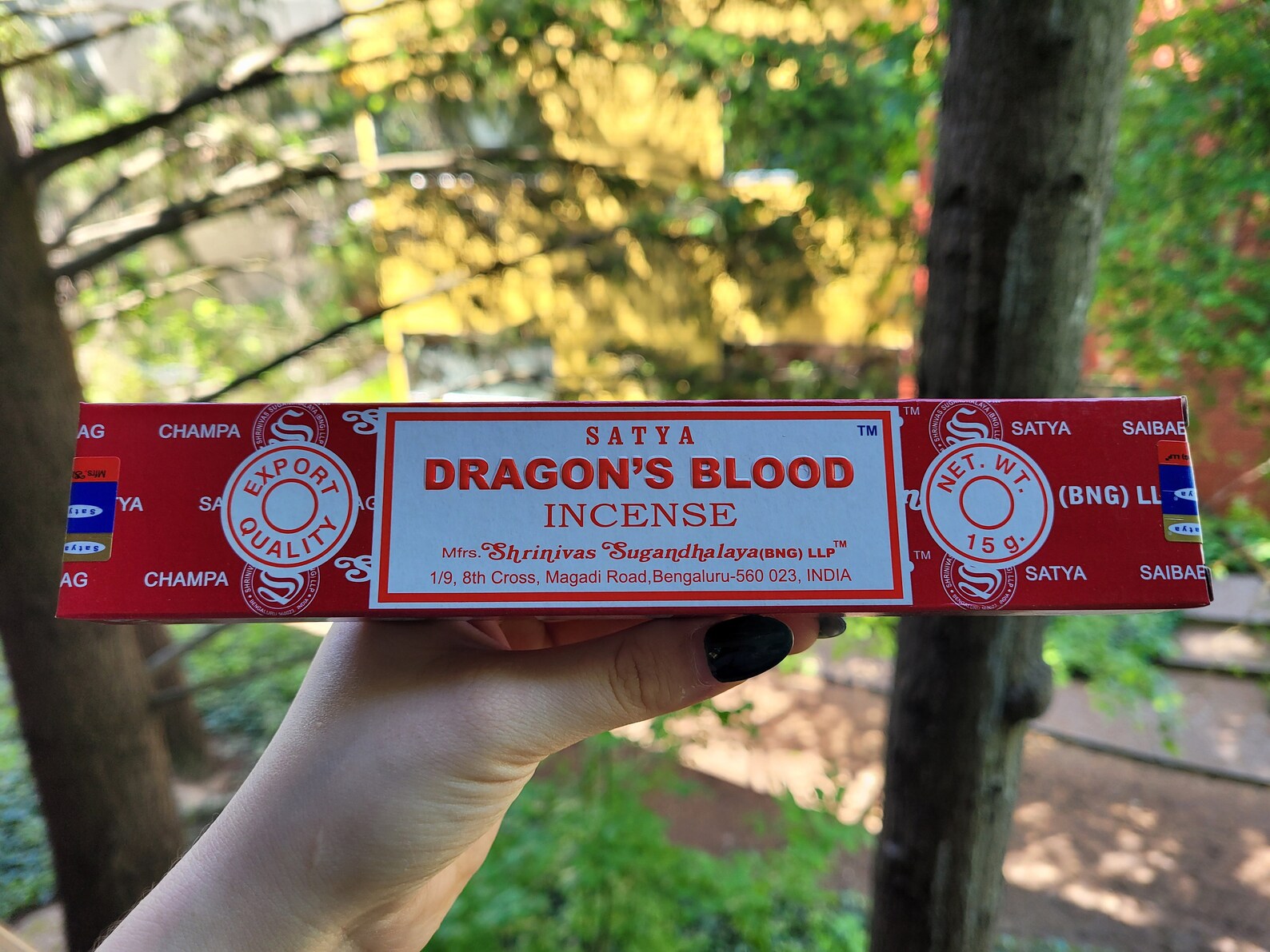 Satya Dragon's Blood Incense 15 Gram Box Etsy