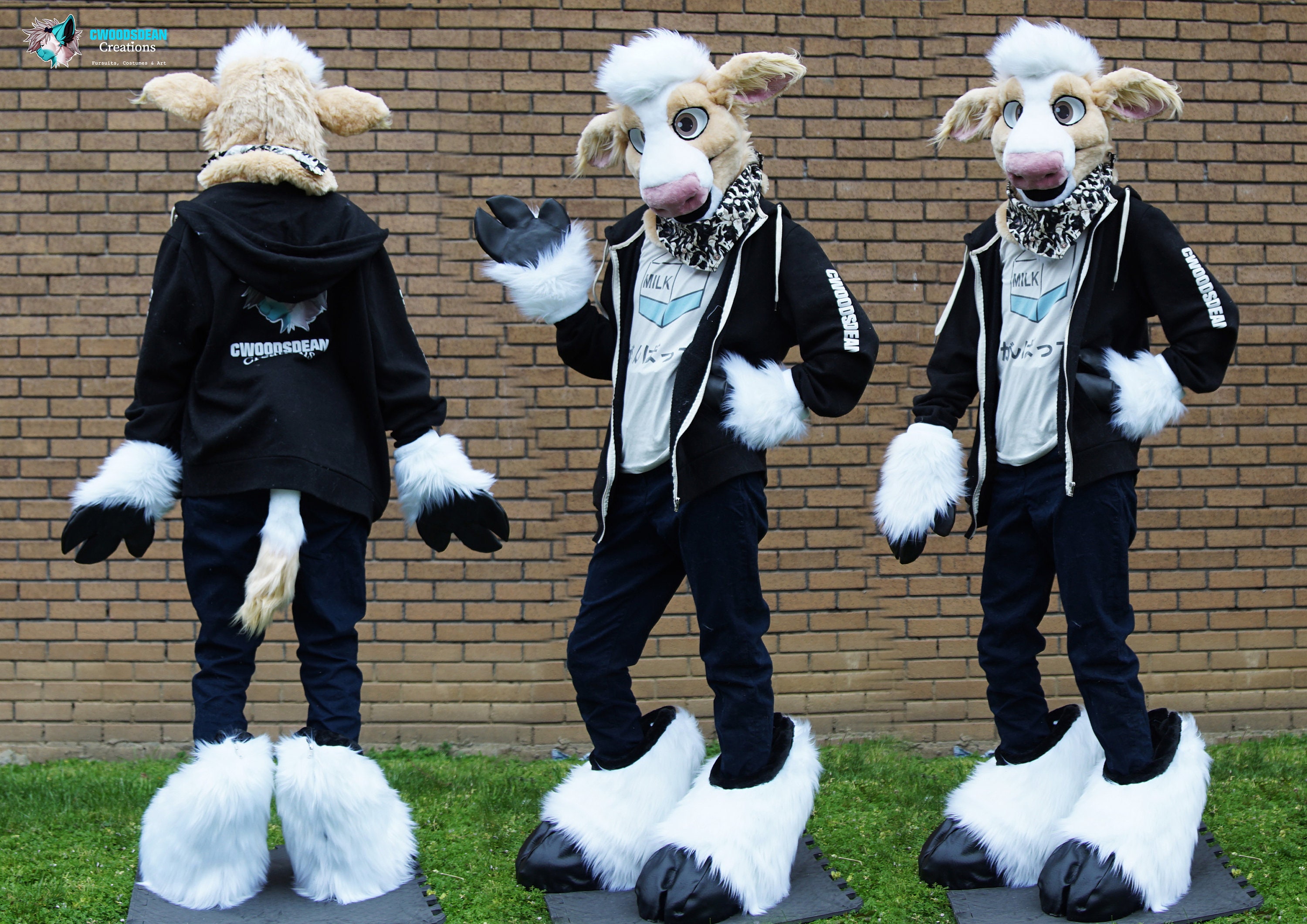 Premade Cow Fursuit Partial Costume By Cwoodsdean Creations Etsy