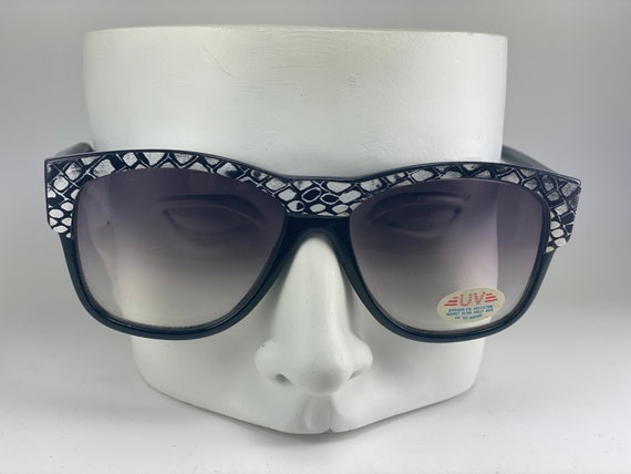 Vintage Snake Skin Sunglasses - image 2