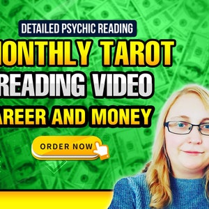 Leitura mensal de tarô sobre dinheiro e carreira - leitura de tarô psíquico no mesmo dia - leitura de vídeo