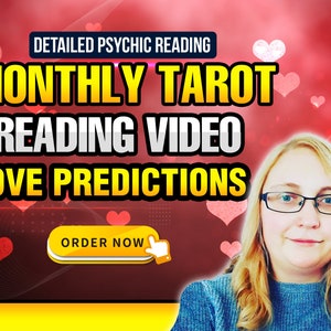Previsões do Tarô do Amor: Leitura Mensal do Tarô do Amor - Vídeo - Vidente do Tarô no Mesmo Dia