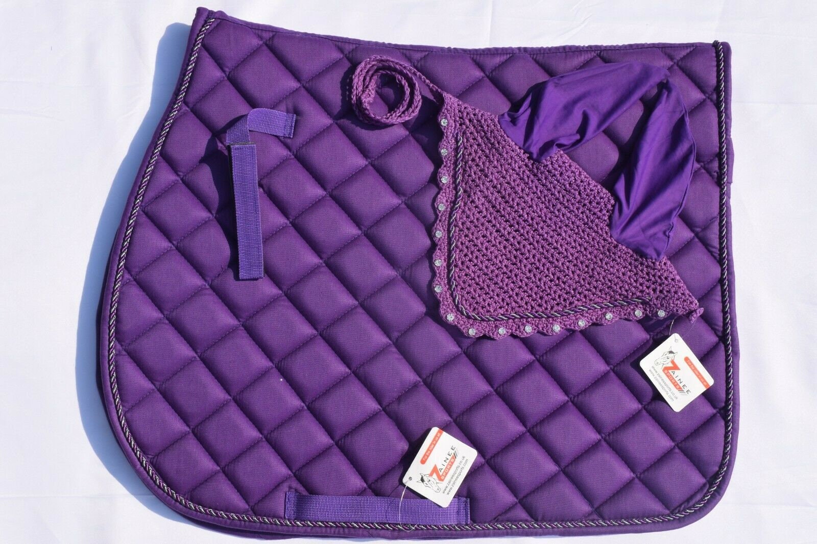All Purpose English Saddle Pad With Matching Fly Hand Etsy