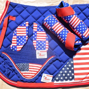 American Flag Saddle Pad 4th of July Independence Day All - Etsy