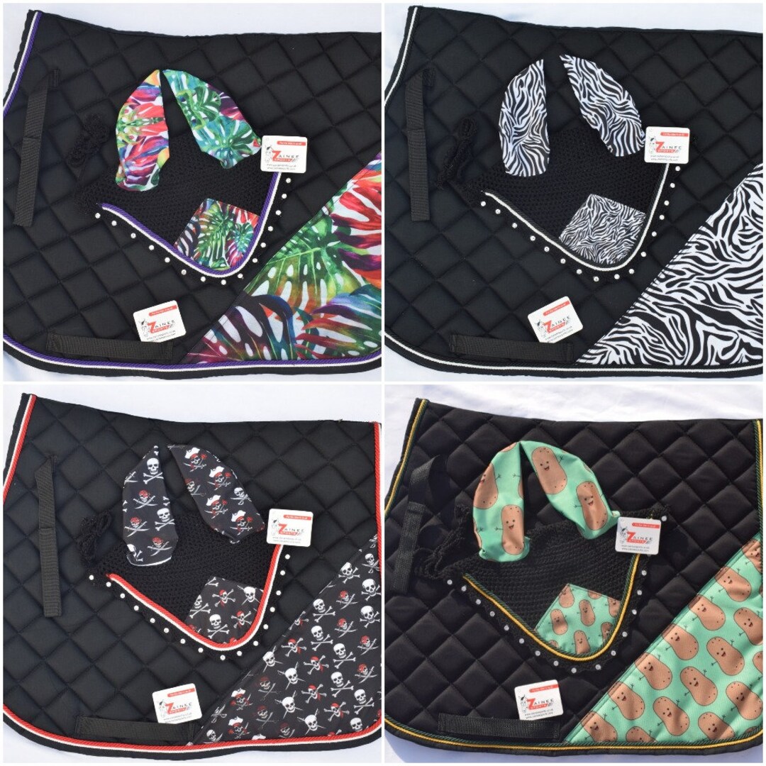 Custom Saddle Pad Luxury English Saddle Pad With Matching Fly