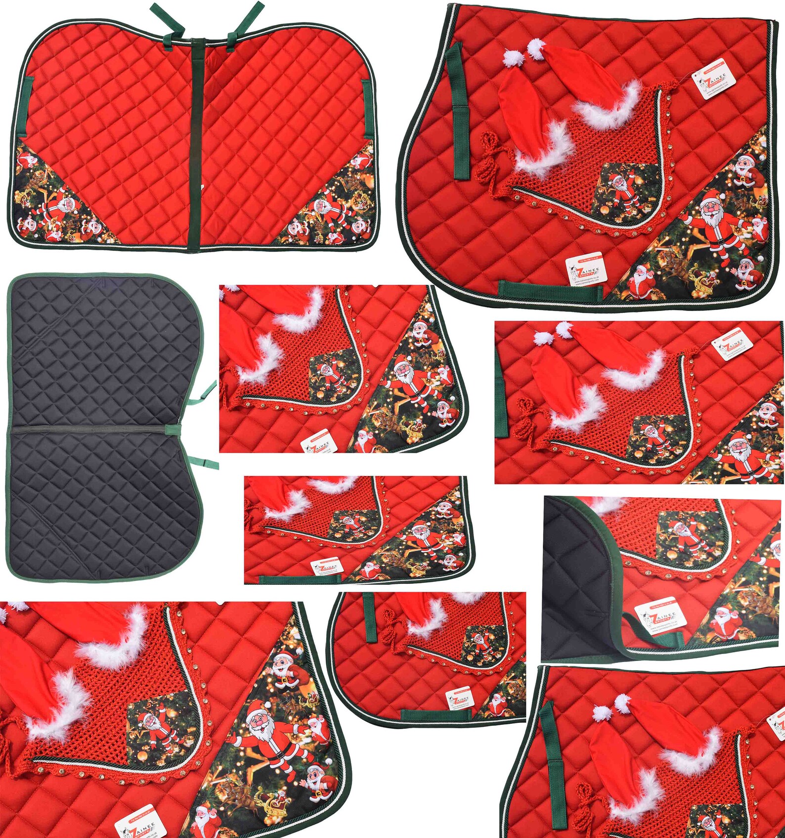 Christmas Saddle Pad Set AP English Saddle Pad With Matching Etsy