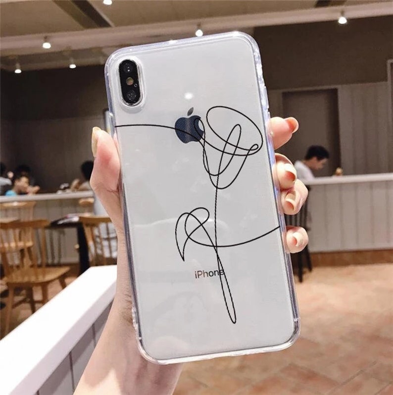 restock! NEW DESIGNS bts clear phone cover case love yourself speak yourself flower album see-through